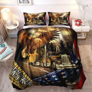 American Trucker Bedding Set Eagle