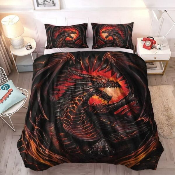 Fire Dragon Bedding Set