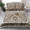 His Doe Her Buck Couple Bedding Set He Keeps Me Safe She Keeps Me Wild