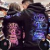 Jeep King Queen Couple Hoodie 3D