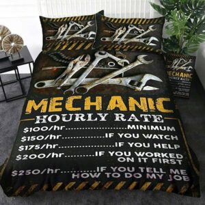 Mechanic Bedding Set Hourly Rate