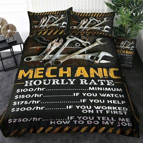 Mechanic Bedding Set Hourly Rate
