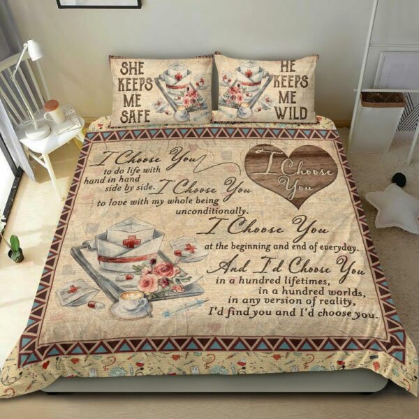Nurse Bedding Set I Choose You