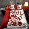 Personalized Firefighter Bedding Set