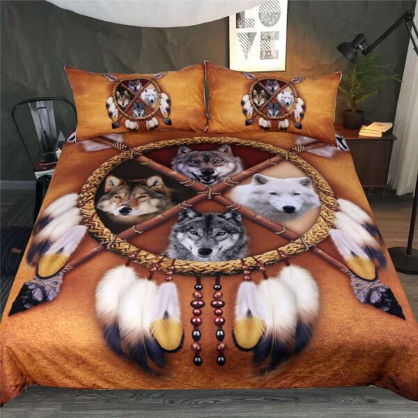 Wolves Dreamcatcher Bedding Set